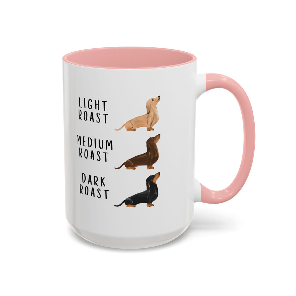 Dachshund Coffee Mug - Light, Medium, Dark Roast