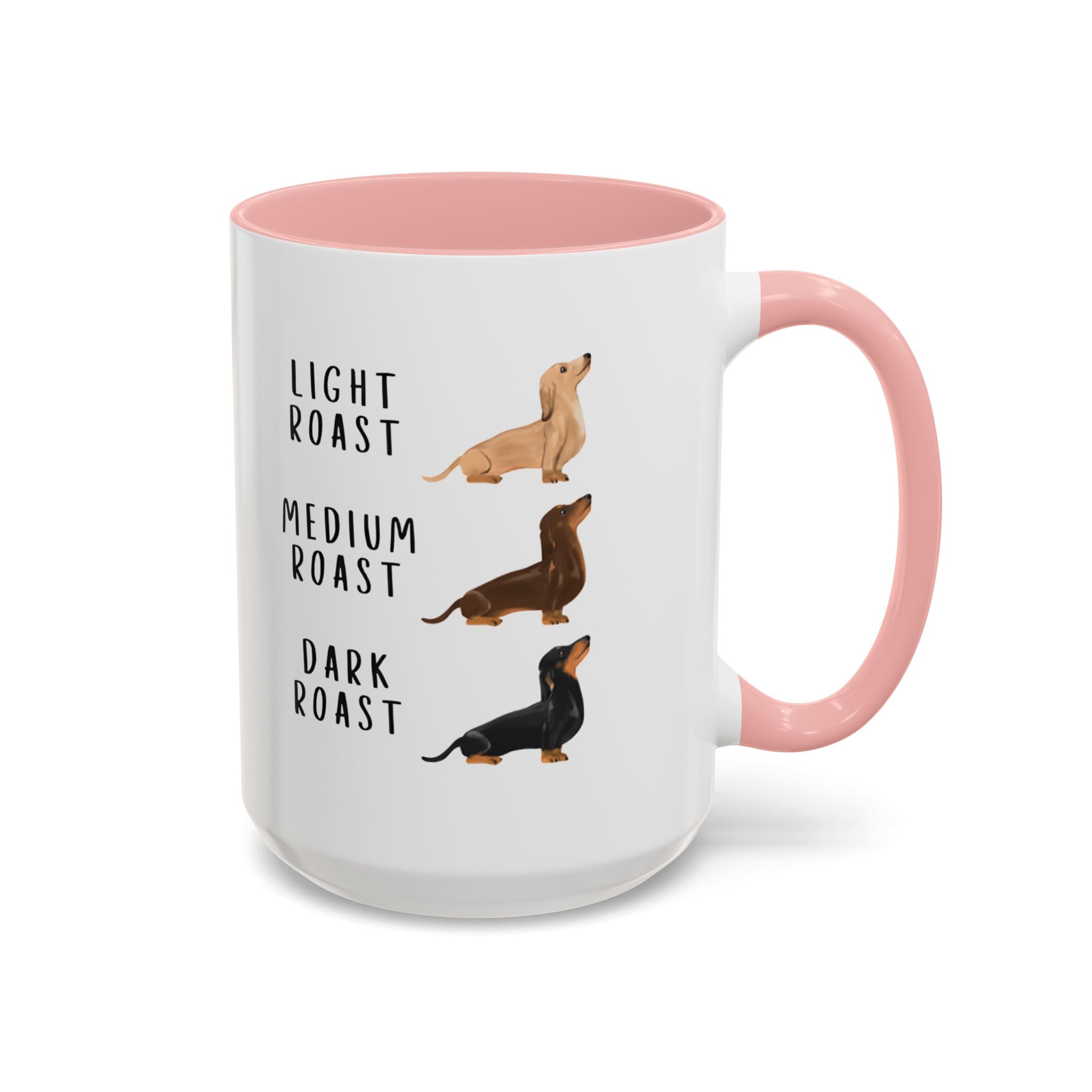 Dachshund Coffee Mug - Light, Medium, Dark Roast