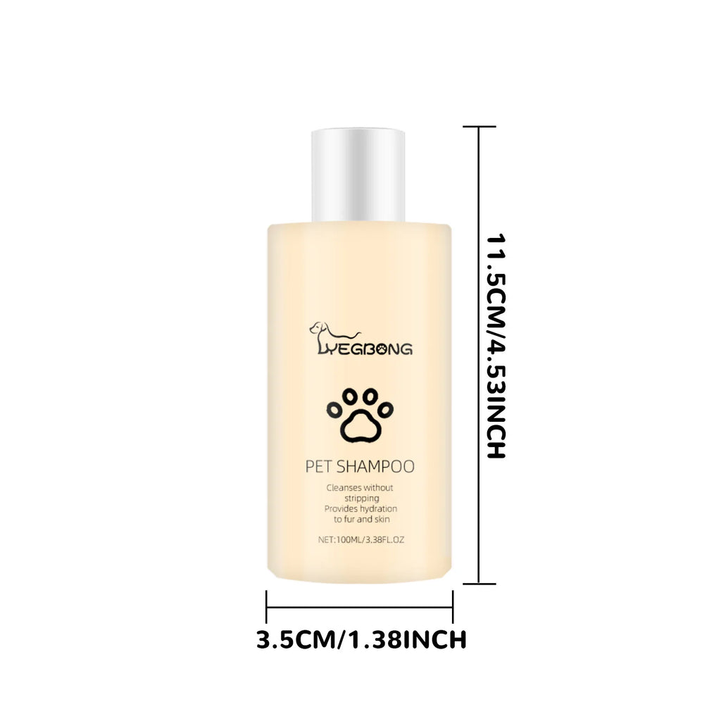 Yegbong Pet Shampoo – Anti-Flea, Itch-Relief & Moisturizing Dog & Cat Hair Wash (100ml / 300ml)