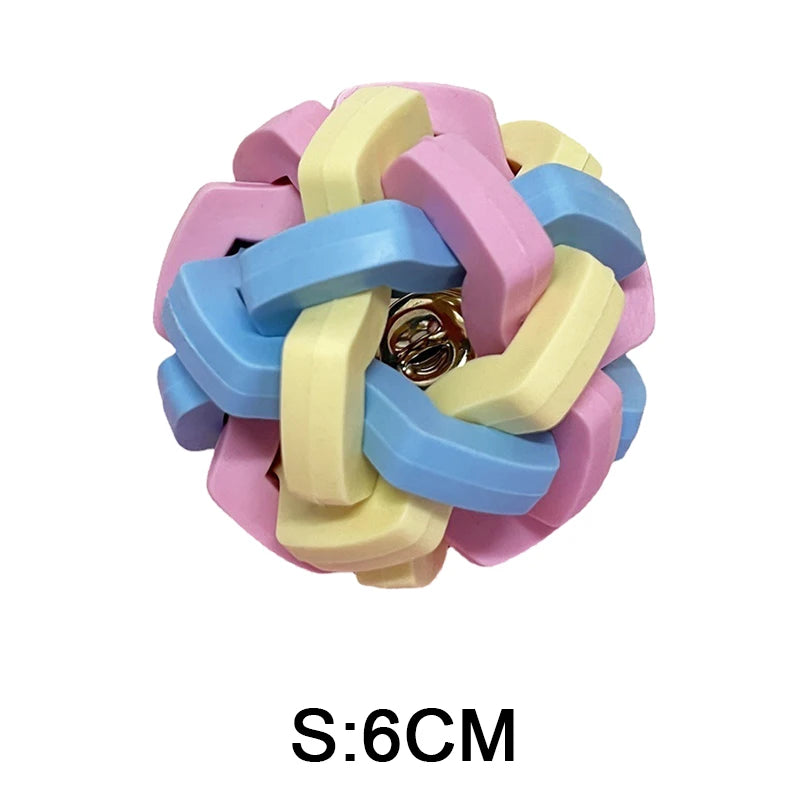 Interactive Dog Chew Ball – Durable Colorful Toy for All Breeds | Teething Relief