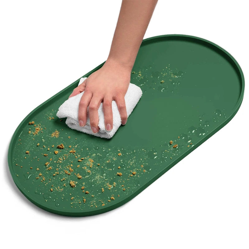 Silicone Pet Food Mat – Waterproof, Non-Slip Feeding Placemat for Dogs