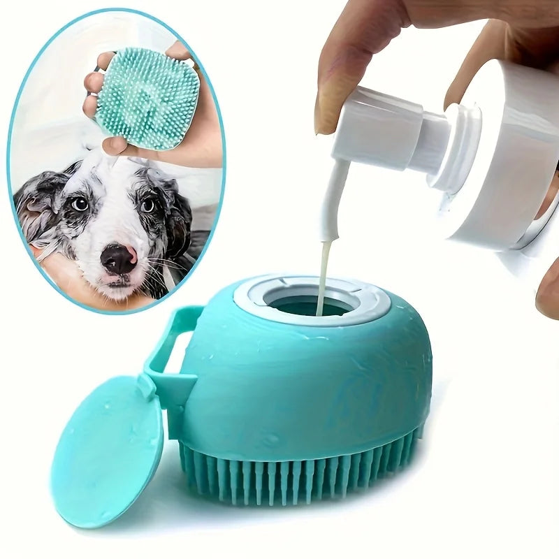 Silicone Soft Rubber Pet Shower Brush