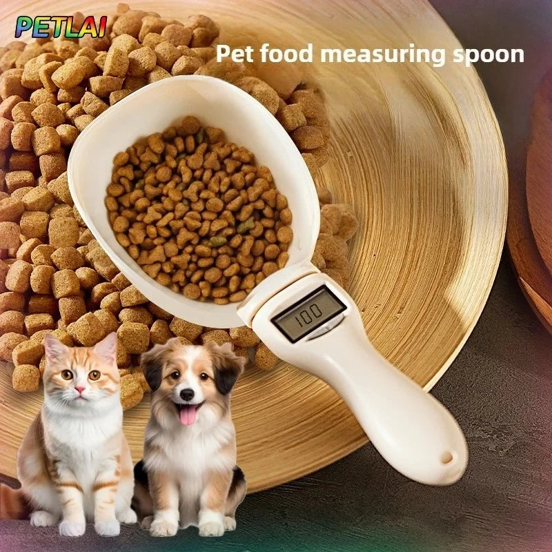 Smart Pet Food Measuring Scoop – Electronic Scale Spoon for Dogs