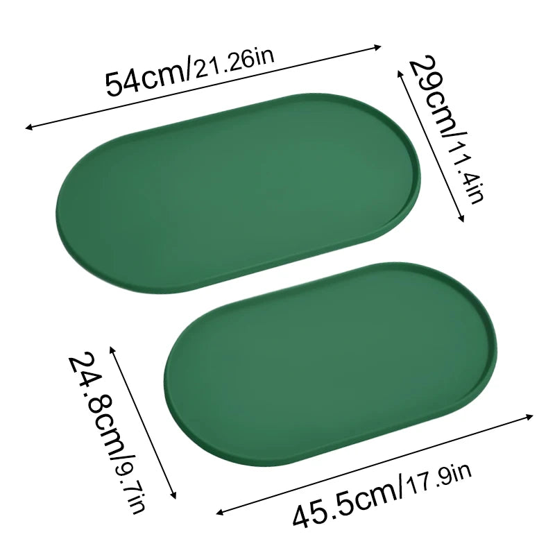 Silicone Pet Food Mat – Waterproof, Non-Slip Feeding Placemat for Dogs