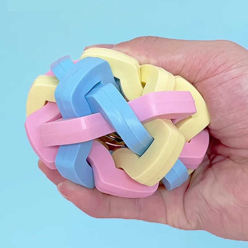Interactive Dog Chew Ball – Durable Colorful Toy for All Breeds | Teething Relief