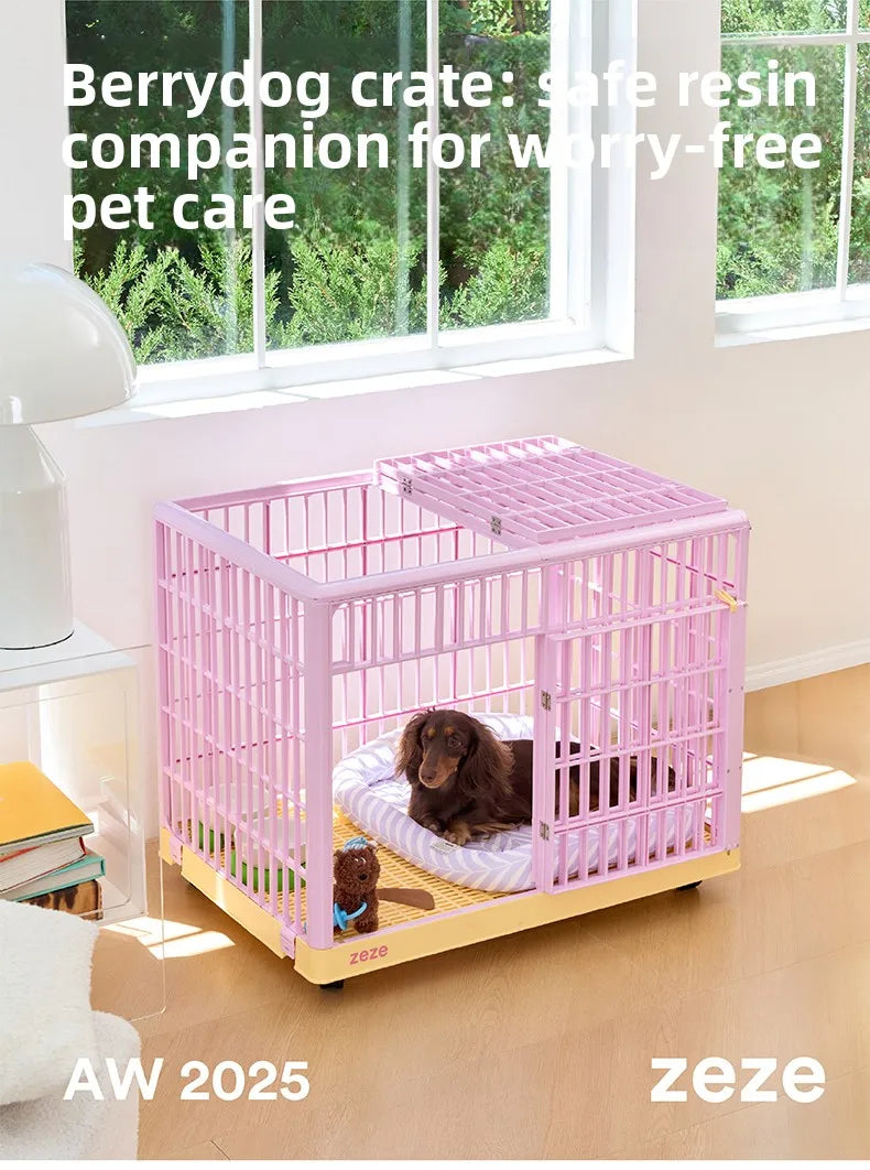 Indoor Dog Crate & Playpen – Escape-Proof Training Kennel for Small and Medium Dogs