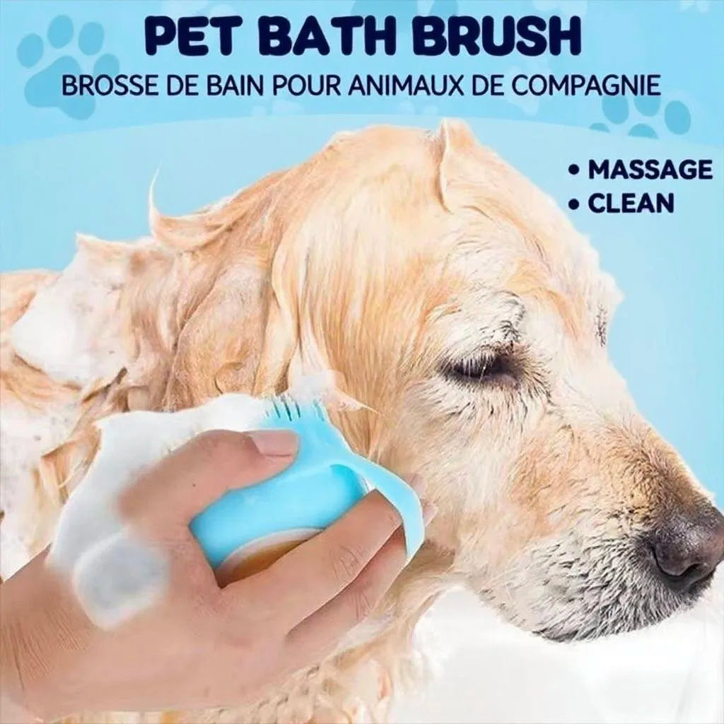Silicone Soft Rubber Pet Shower Brush