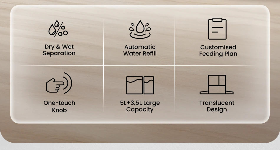 Smart Automatic Dog Feeder – 5L LCD Display Pet Food Dispenser for Dogs