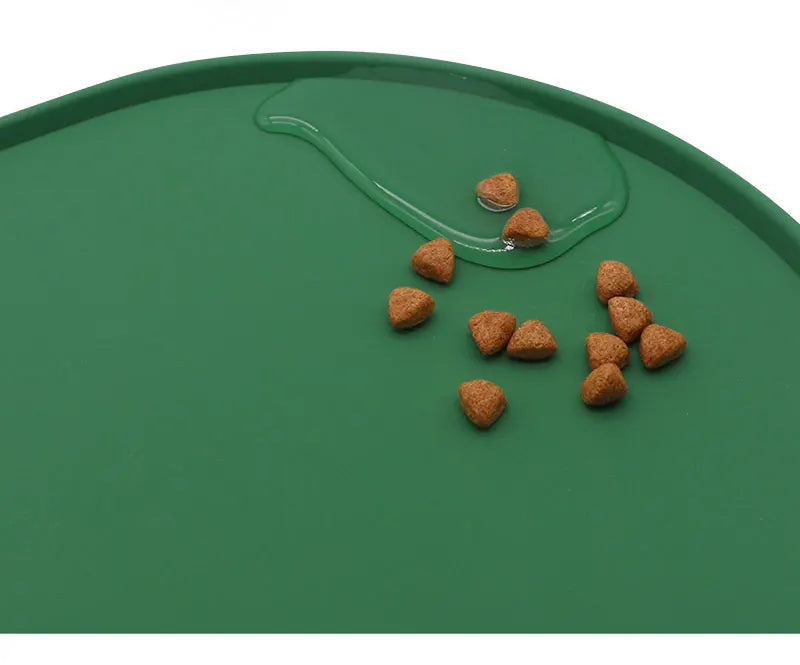 Silicone Pet Food Mat – Waterproof, Non-Slip Feeding Placemat for Dogs