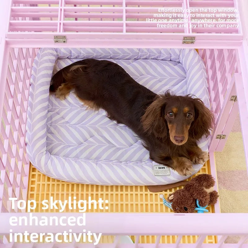 Indoor Dog Crate & Playpen – Escape-Proof Training Kennel for Small and Medium Dogs