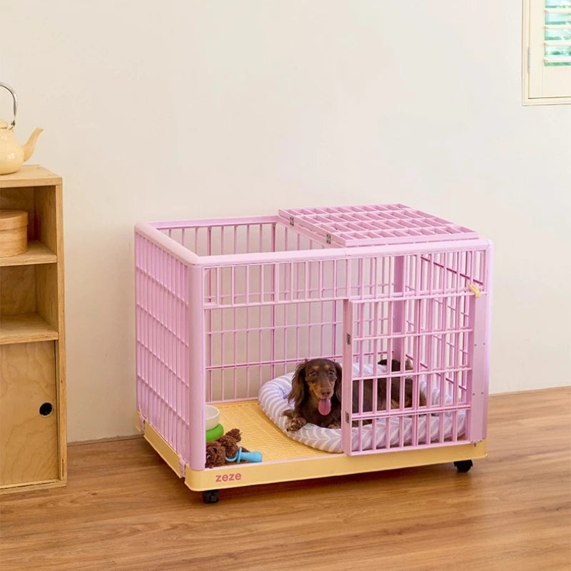 Indoor Dog Crate & Playpen – Escape-Proof Training Kennel for Small and Medium Dogs