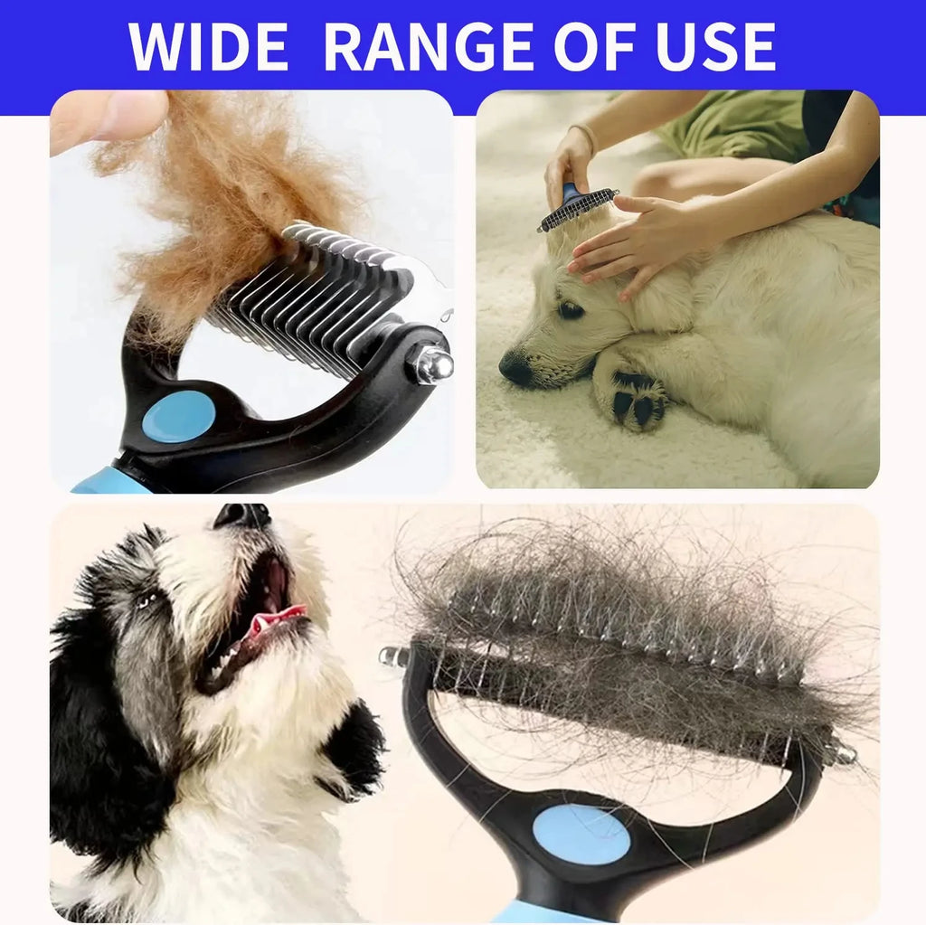 Multifunction Pet Deshedding Brush Dog Hair Remover Pet Fur Knot Cutter Puppy Cat Comb Brushes Dogs Grooming Shedding Supplies