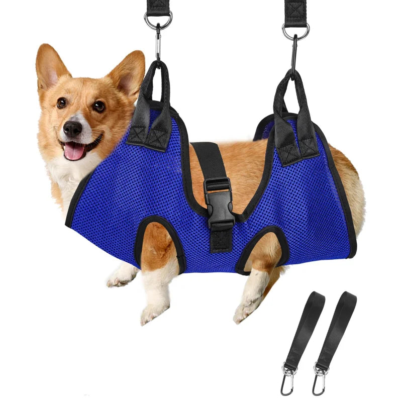 TONG Dog Grooming Hammock Pet Grooming Hammock for Cats & Dogs Dog Holder for Nail Trimming Beauty Hammock Restraint Bag