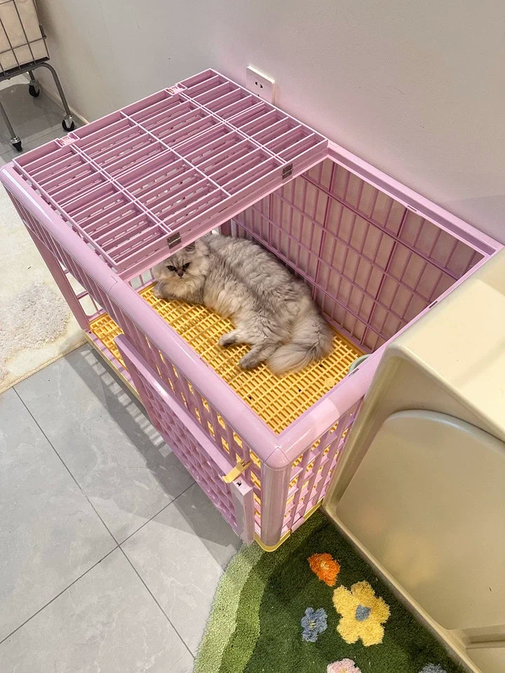 Indoor Dog Crate & Playpen – Escape-Proof Training Kennel for Small and Medium Dogs