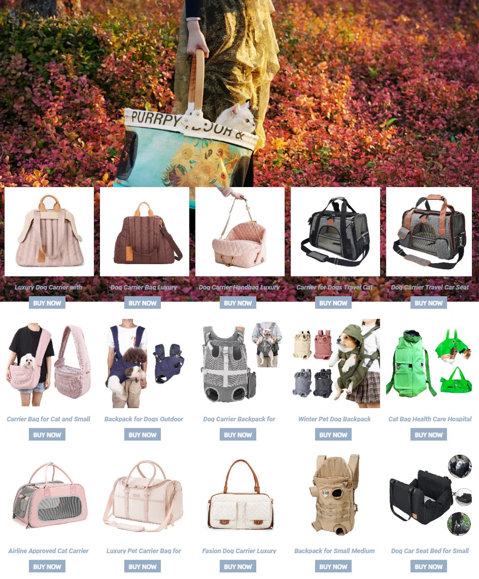 Winter Pet Backpack – Hands-Free Warm Dog & Cat Carrier for Small Pets (≤5kg), Windproof & Safe Travel Bag