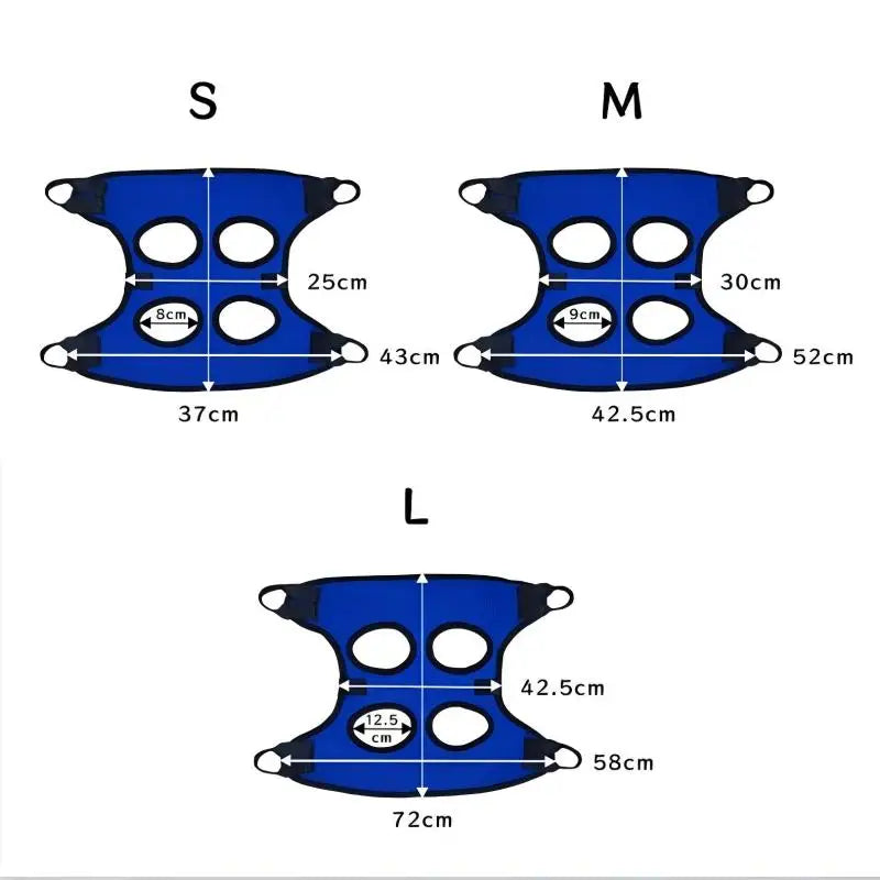TONG Dog Grooming Hammock Pet Grooming Hammock for Cats & Dogs Dog Holder for Nail Trimming Beauty Hammock Restraint Bag