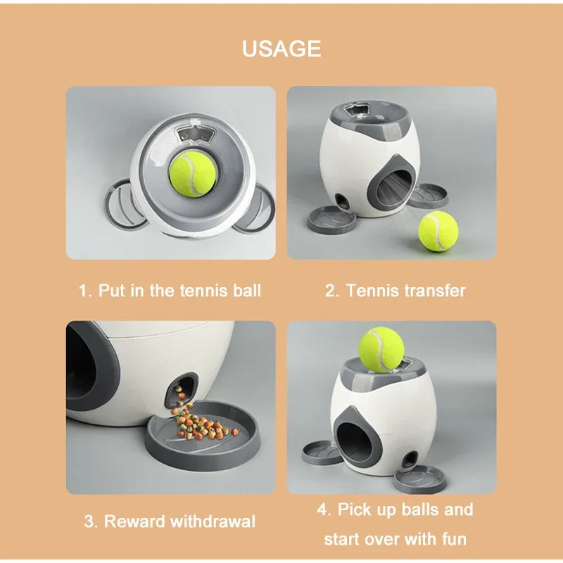 Smart Ball Dog Toy – Interactive Puzzle & Reward System for Training & Exercise