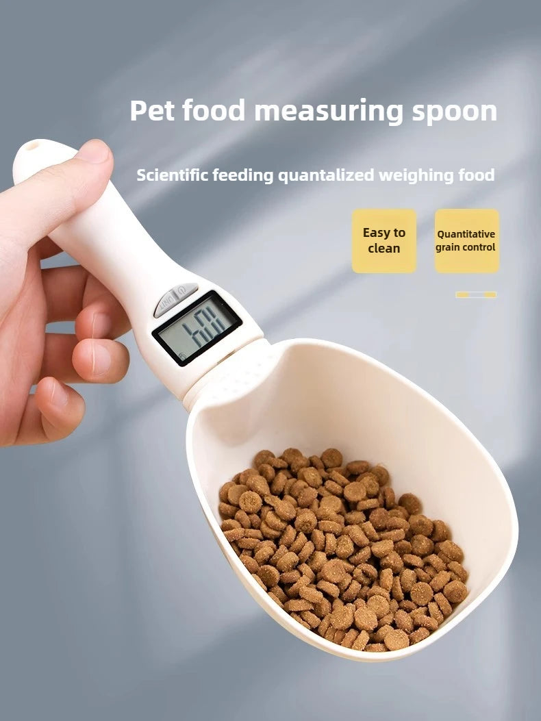 Smart Pet Food Measuring Scoop – Electronic Scale Spoon for Dogs