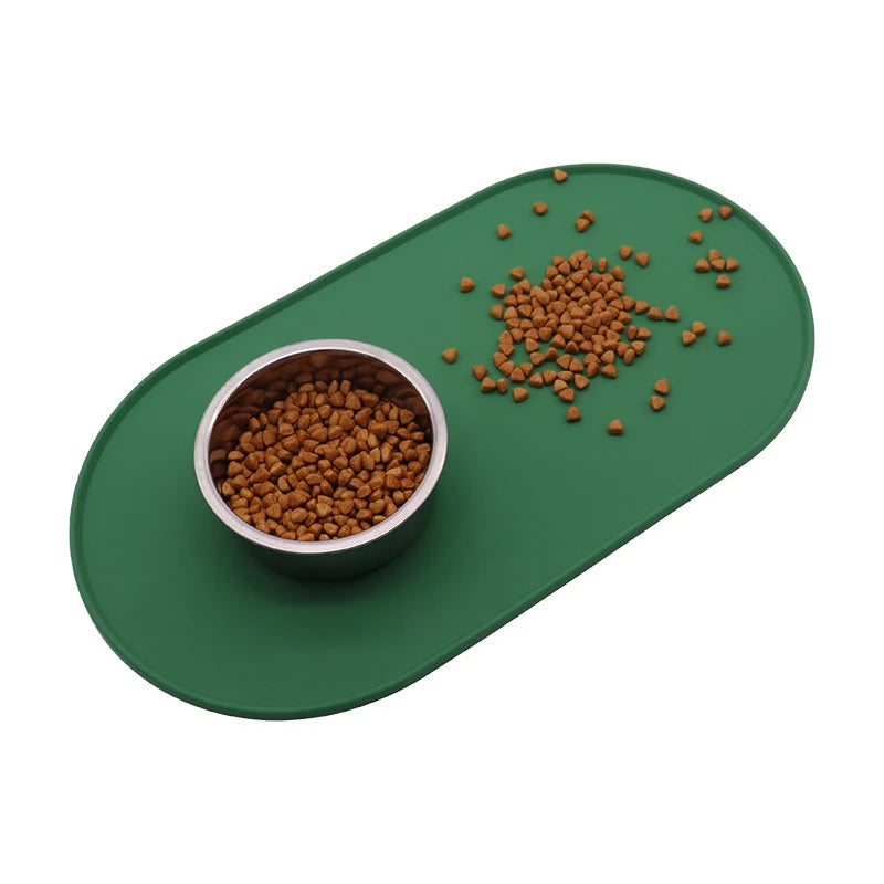 Silicone Pet Food Mat – Waterproof, Non-Slip Feeding Placemat for Dogs