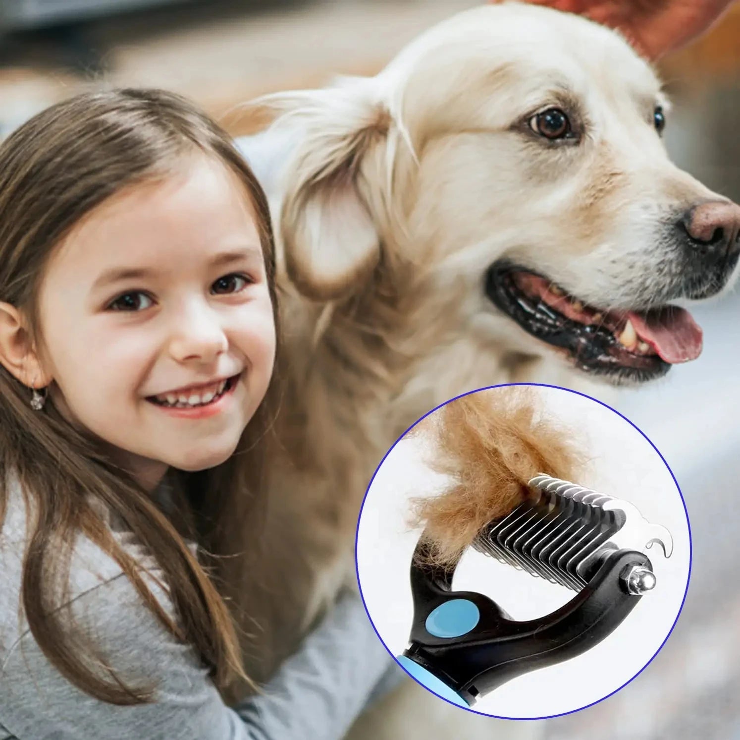 Multifunction Pet Deshedding Brush Dog Hair Remover Pet Fur Knot Cutter Puppy Cat Comb Brushes Dogs Grooming Shedding Supplies