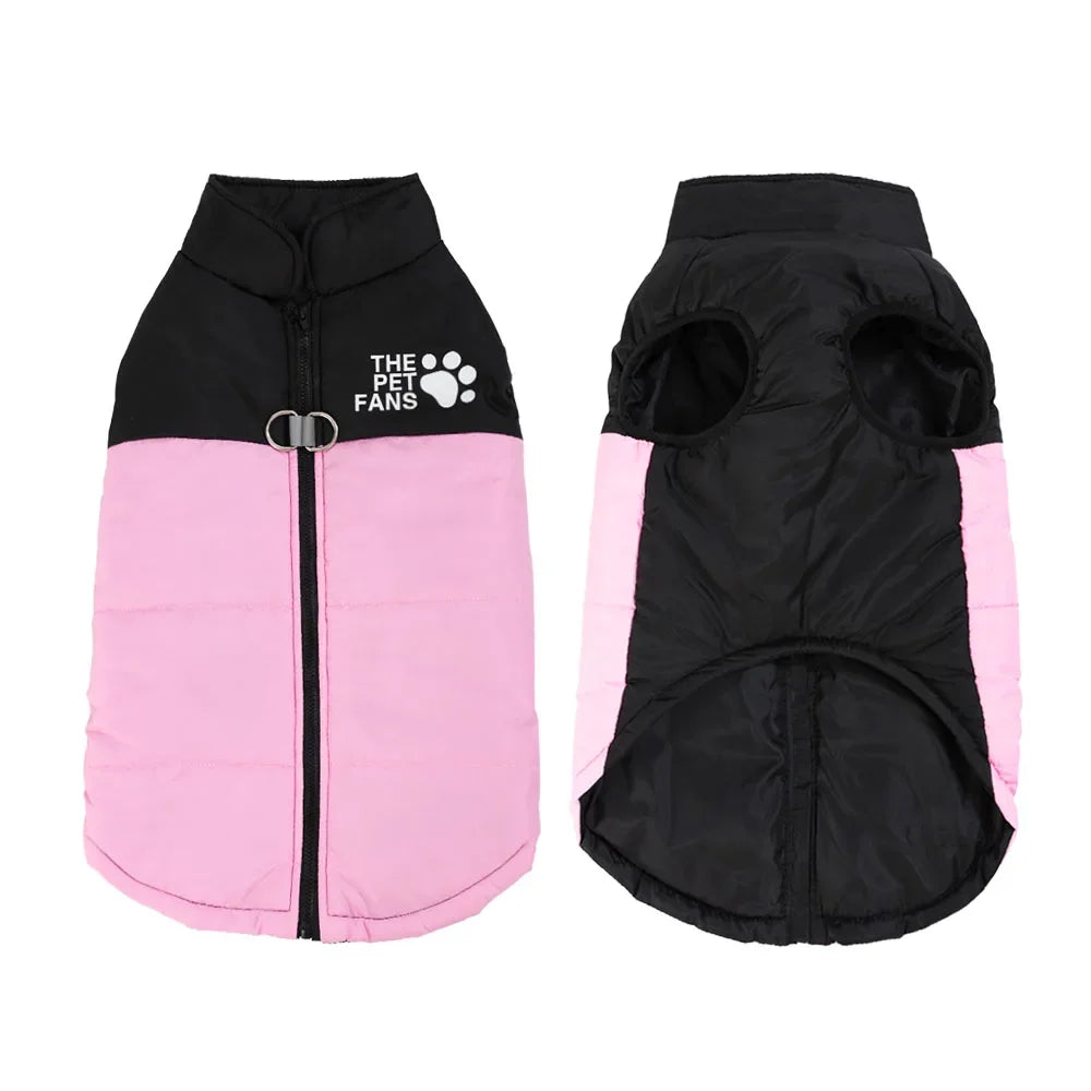 Winter Dog Jacket – Windproof & Cozy Coat for Medium and Large Breeds