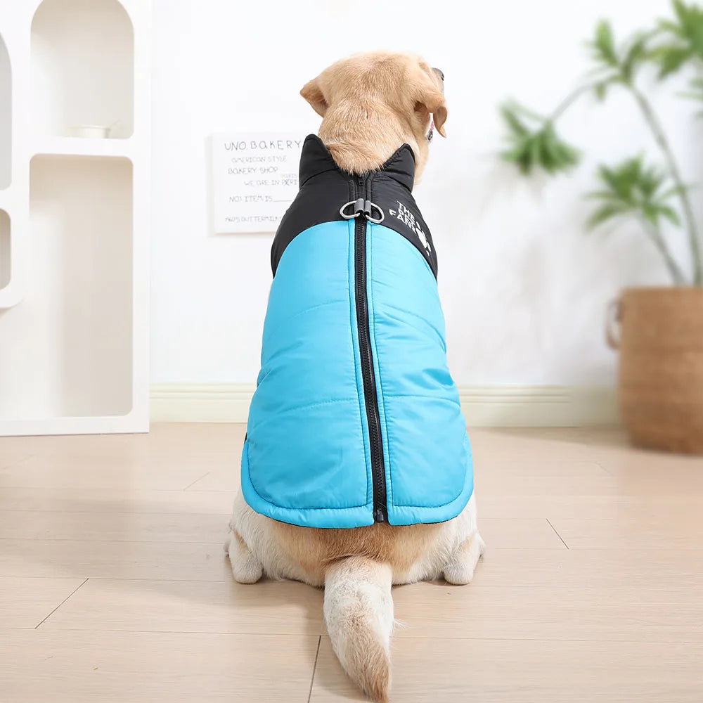 Winter Dog Jacket – Windproof & Cozy Coat for Medium and Large Breeds