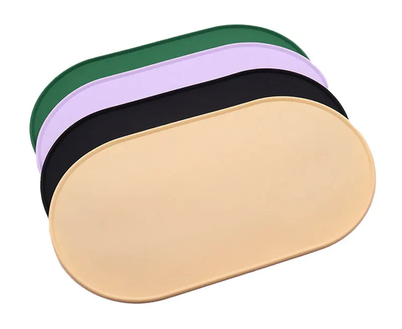 Silicone Pet Food Mat – Waterproof, Non-Slip Feeding Placemat for Dogs