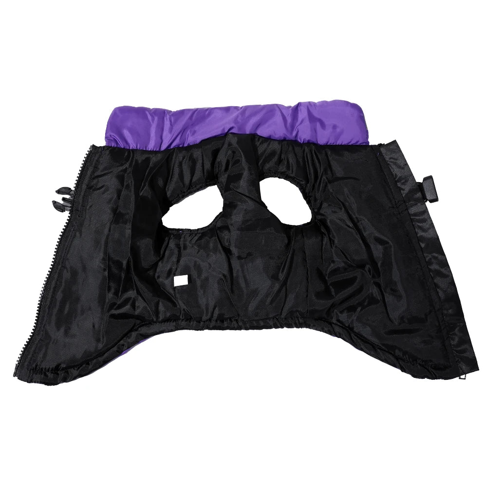 Waterproof Dog Jacket with Harness – Winter Reflective Coat for Small & Medium Dogs